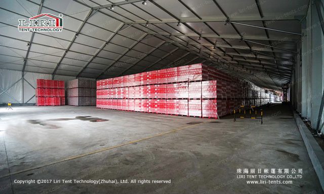 工业仓储蓬房现场